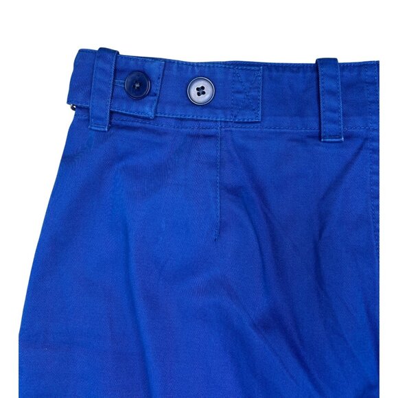 Madewell Womens Coloriche Blue High-Waisted Wide-Leg Linen Blend Pants Size 8 - Picture 9 of 15